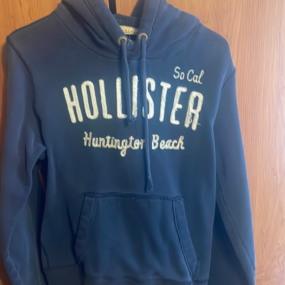 Hollister Hoodie Navy Blue Size XS